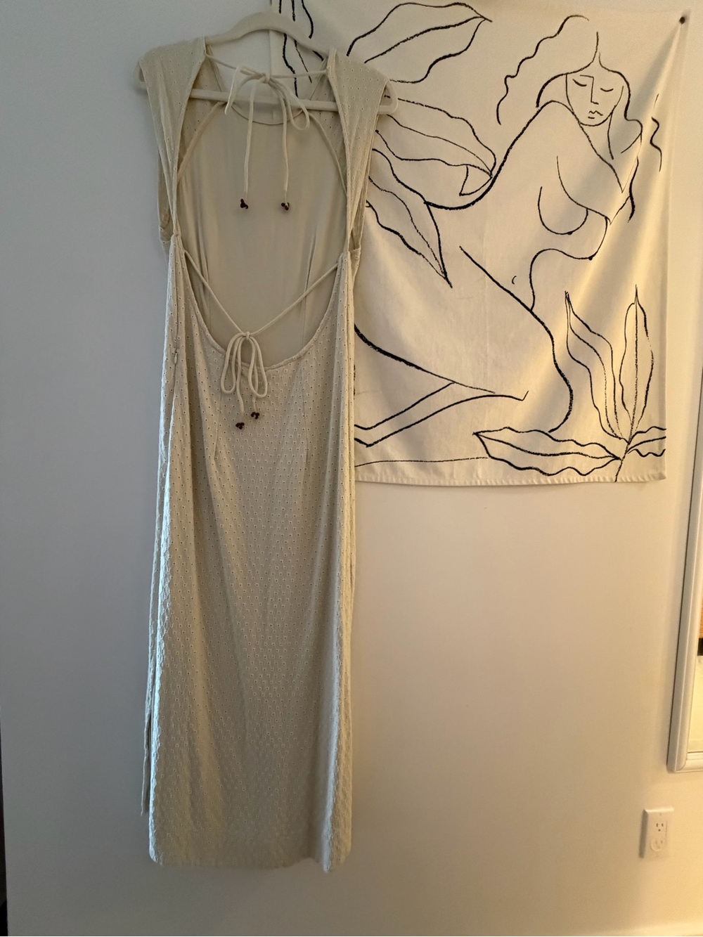 Free People Cream Eyelet Maxi Dress - Picture 2 of 5
